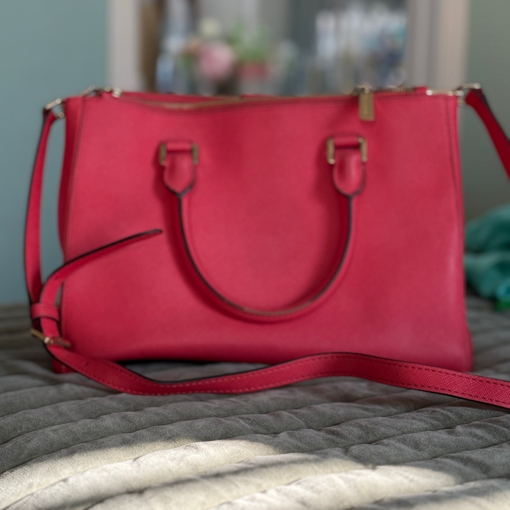 Michael Kors Coral Satchel and Crossbody - Picture 2 of 5